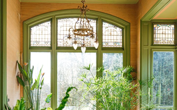 De tuinkamer van Villa Rams Woerthe. beeld Renate Bleijenberg-van Leeuwen