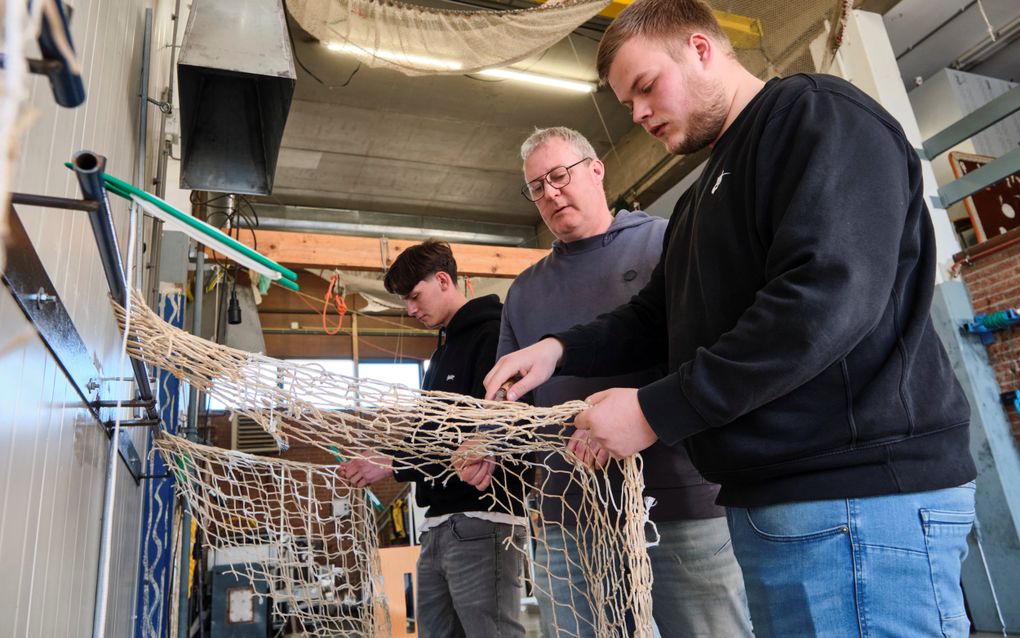 In Katwijk worden nog zeevissers opgeleid